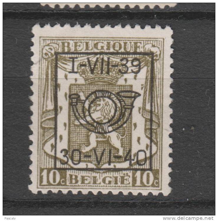 COB Préo 430 (*) - Typo Precancels 1936-51 (Small Seal Of The State)