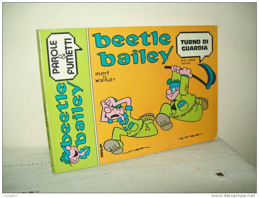 Parole & Fumetti  "Beetle Bailey" (MBP 1988) N. 6 - Humoristiques