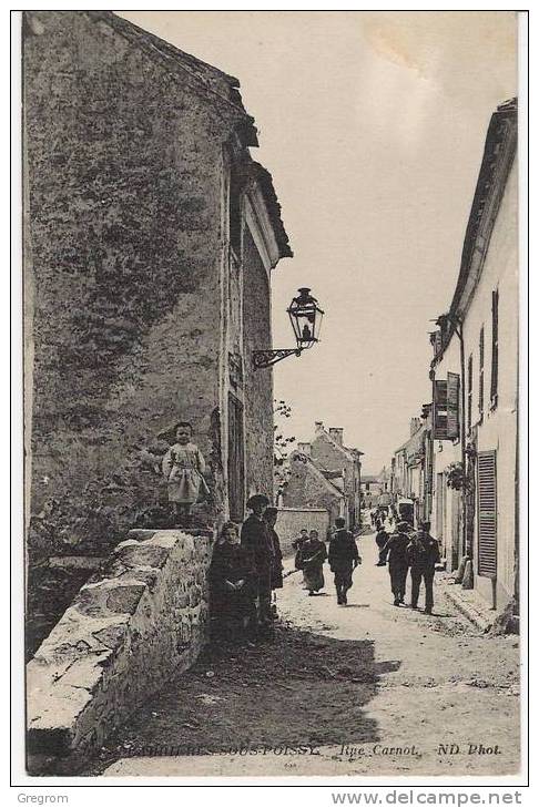 78 CARRIERE SOUS POISSY , Rue Carnot  , Animée - Carrieres Sous Poissy