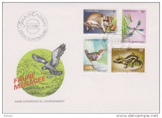 Faune - Insectes - Oiseaux - Reptiles - Libellules - Luxembourg - Lettre De 1987 - Briefe U. Dokumente