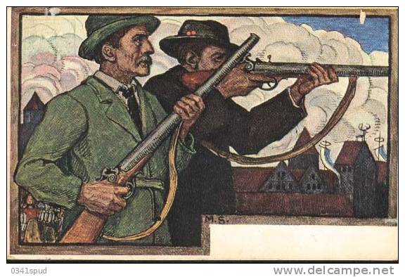 1906  Allemagne Munchen Carte Postale  Tir Tiro Shooting Bundesschiessen - Shooting (Weapons)