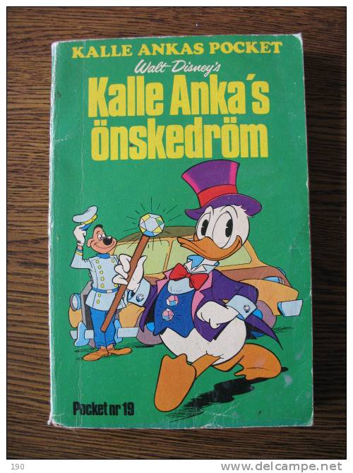 Kalle Anka"s Onskedrom-pocket Nr 19 ;Walt Disney - Lingue Scandinave