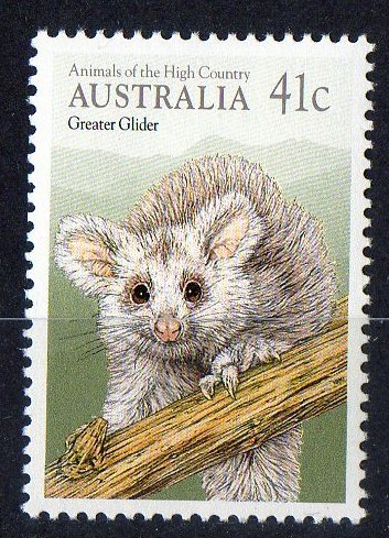 Australia 1990 Animals Of The High Country 41c Greater Glider MNH - Mint Stamps