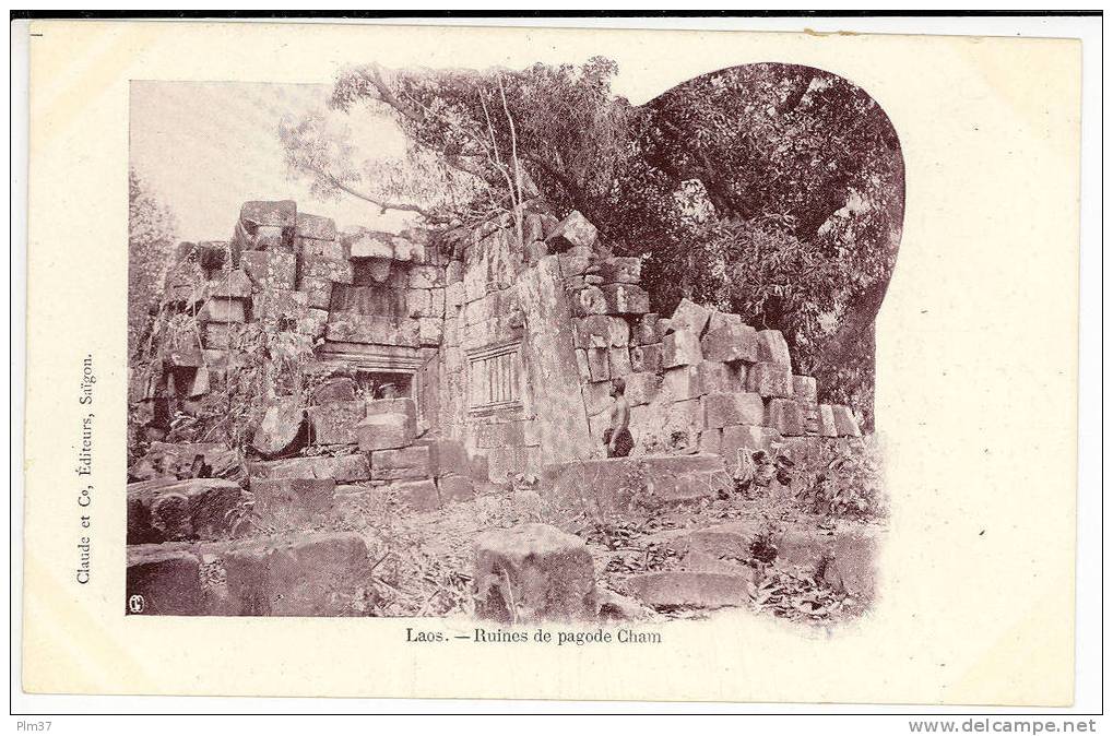 LAOS - Ruines De Pagode Cham - Laos