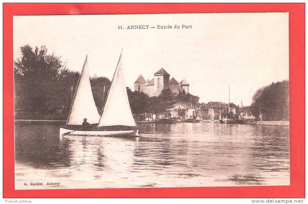 FRANCE ANNECY Entree Du Port Yachting Sailing A Gardet Annecy MORE  Annecy & France LISTED - Annecy