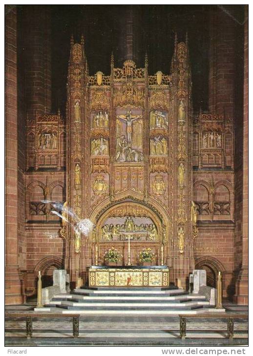 7969   Regno  Unito    Liverpool  Cathedral  The  Reredos  And High  Altar   NV - Liverpool