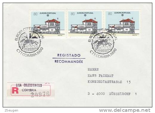 PORTUGAL   EUROPA CEPT 1990 FDC R-COVER / COIMBRA / - 1990