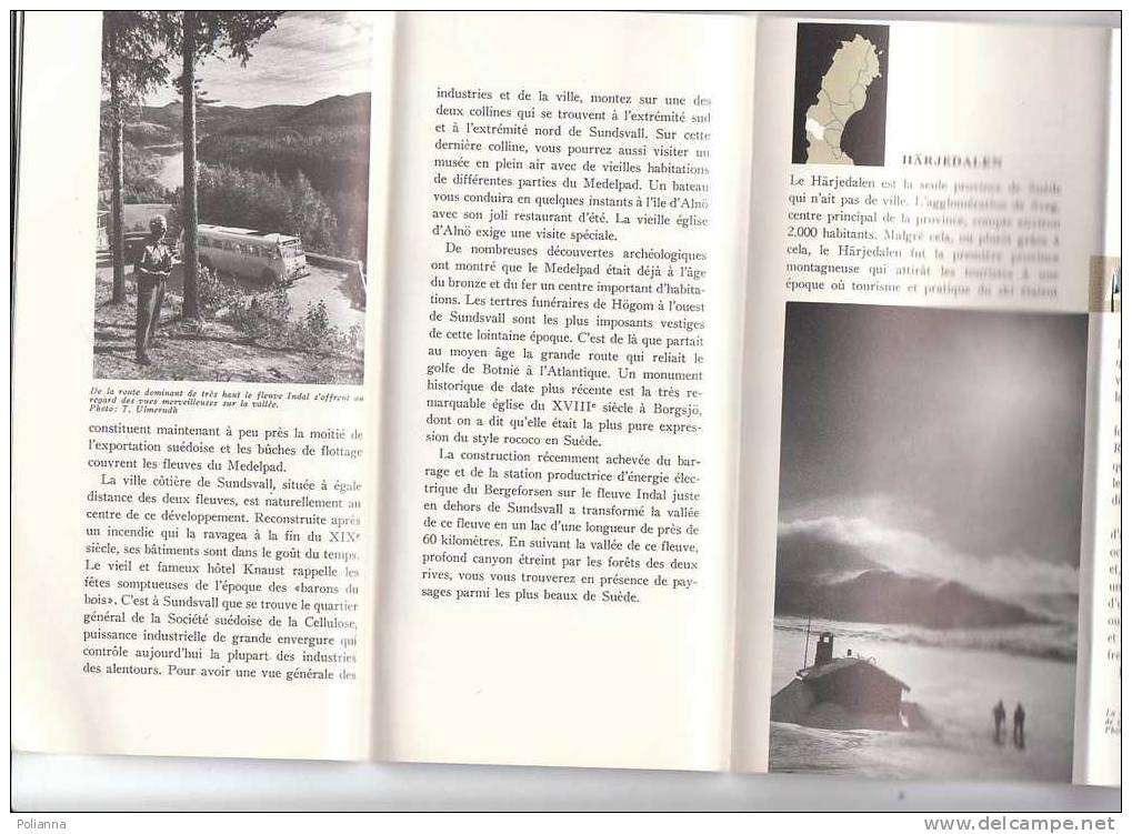 B0176 Brochure Turistica SUEDE-SVEZIA 1961/Nikkaluokta/Tanndalen/Campi Da Golf/Nordingra/lapponi/Lago Grasvattnet - Turismo, Viaggi