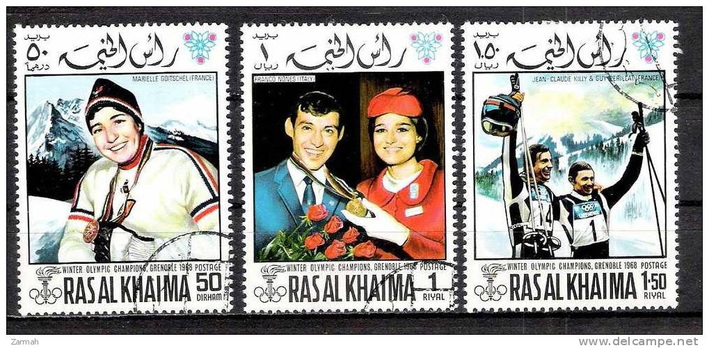 Ras Al Khaima Lot Médaillés 1968 - Ras Al-Khaimah