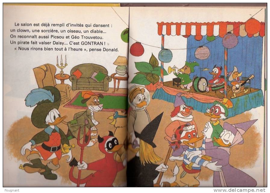 WALT DINEY:Donald Et Le Fantôme.1984.Bon état.Couleur.Nombreuses Images. - Disney