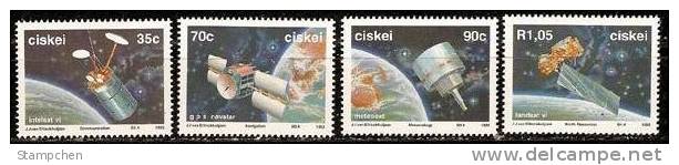 South Africa Ciskei 1992 Space Year Stamps Satellite Astronomy - Astronomie