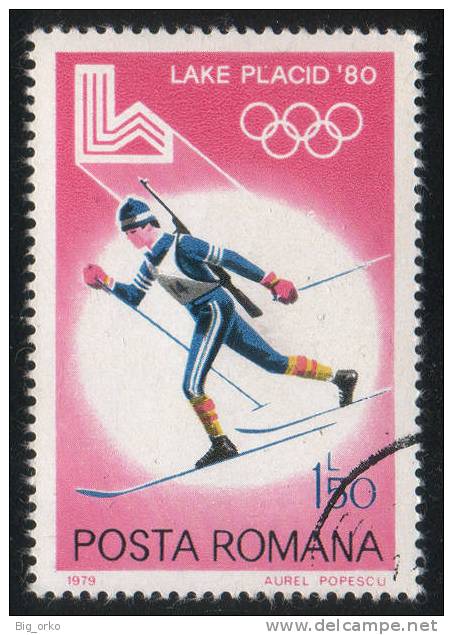 ROMANIA - Sci Nordico - Biathlon - Invierno 1980: Lake Placid