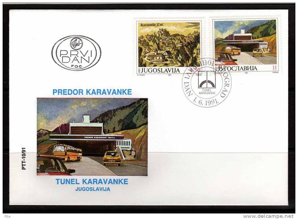 Jugoslavija 1991 Mi.No-2482-83 FDC - FDC