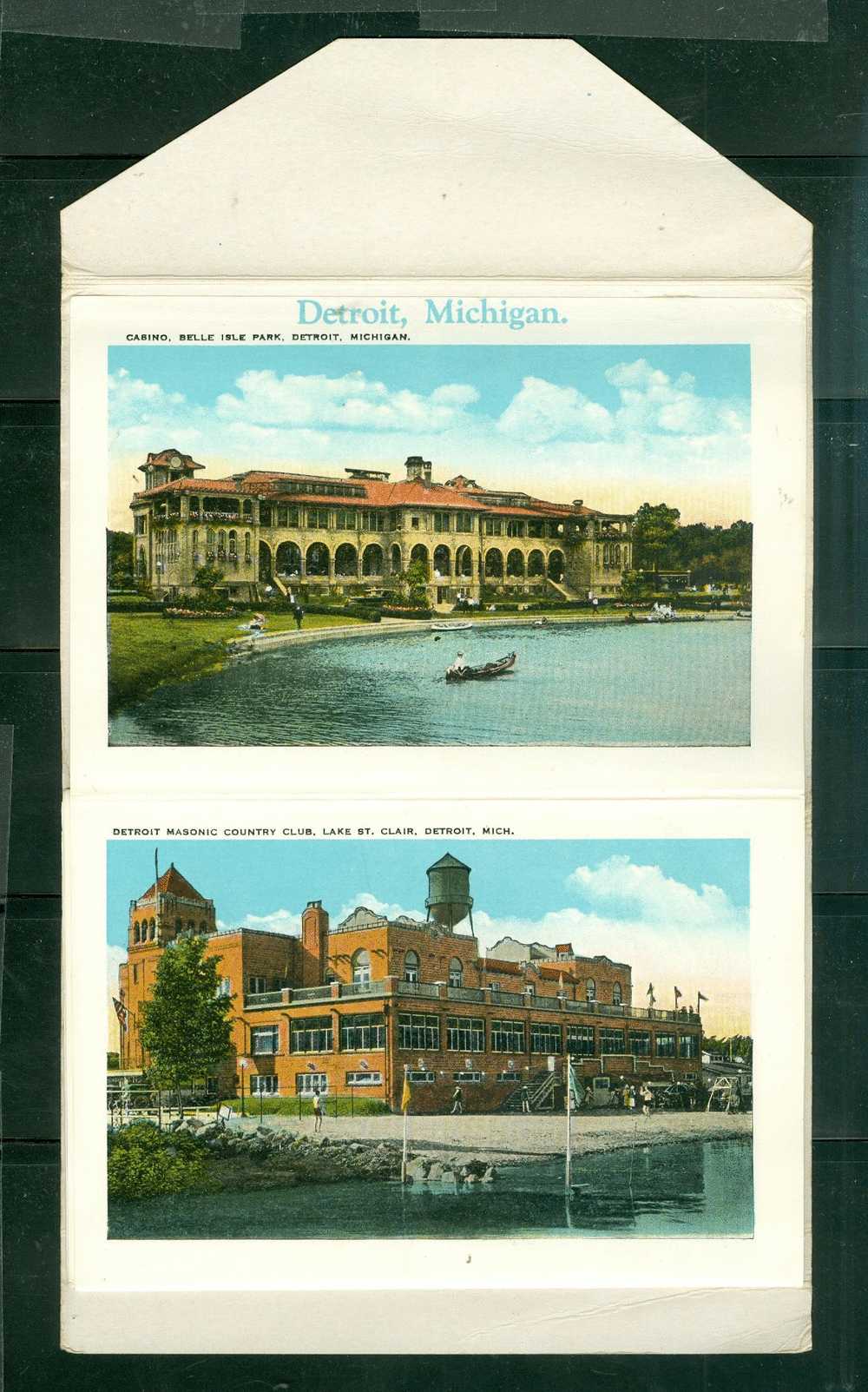 Souvenir Folder Of Détroit, Mich  , Carte Lettre De 1926 Nombreuses Vues  - Lm133 - Autres & Non Classés