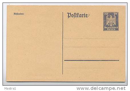 DR P157I Postkarte 1924  Kat. 9,00 € - Cartes Postales