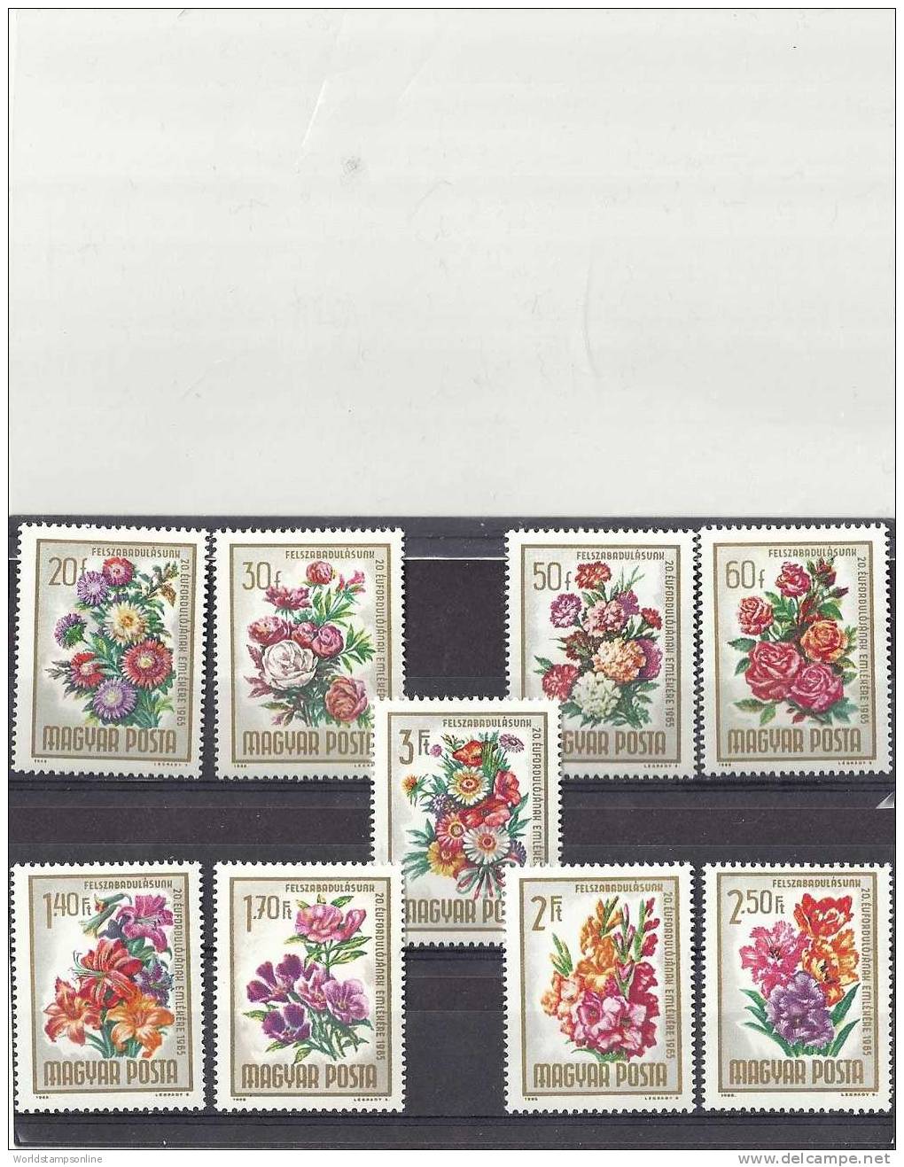 Hungary, Serie 9, Year 1965, SG 2066-2074, 20th Anniversary Of Liberation, MNH/PF - Unused Stamps