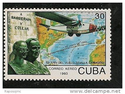 Cuba 1993, Aviones. - Nuevos