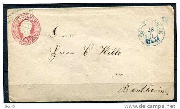 Germany Hanover  Cover 1858 - Hanovre