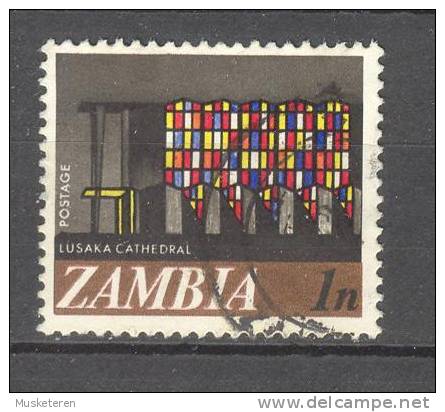 Zambia 1968 Mi. 39  1 N Lusaka Cathedral - Zambie (1965-...)