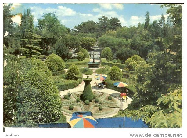 Cingoli (Macerata): Giardini Publici G. Carducci. Cartolina Viaggiata 1968 - Macerata