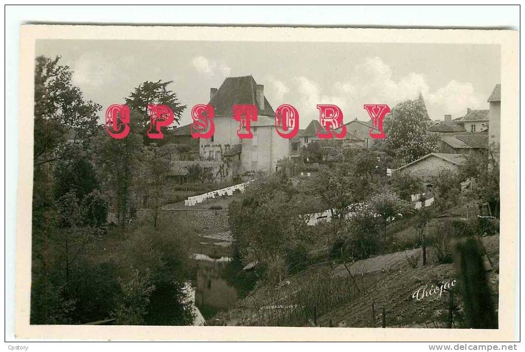 87 - SAINT LAURENT Sur GORRE - Le Chateau Et La Gorre Dans Les Années 50 - Dos Scané - Saint Laurent Sur Gorre