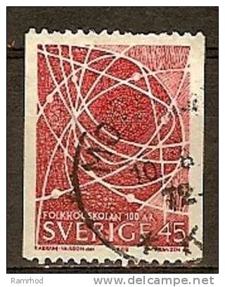 SWEDEN 1968 Centenary Of The People's College - 45 Ore The Universe  FU - Oblitérés