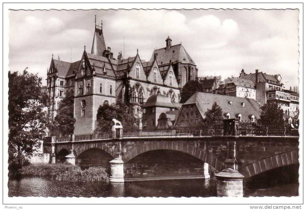 GERMANY - Marburg, Sight On The University, Year 1958 - Marburg