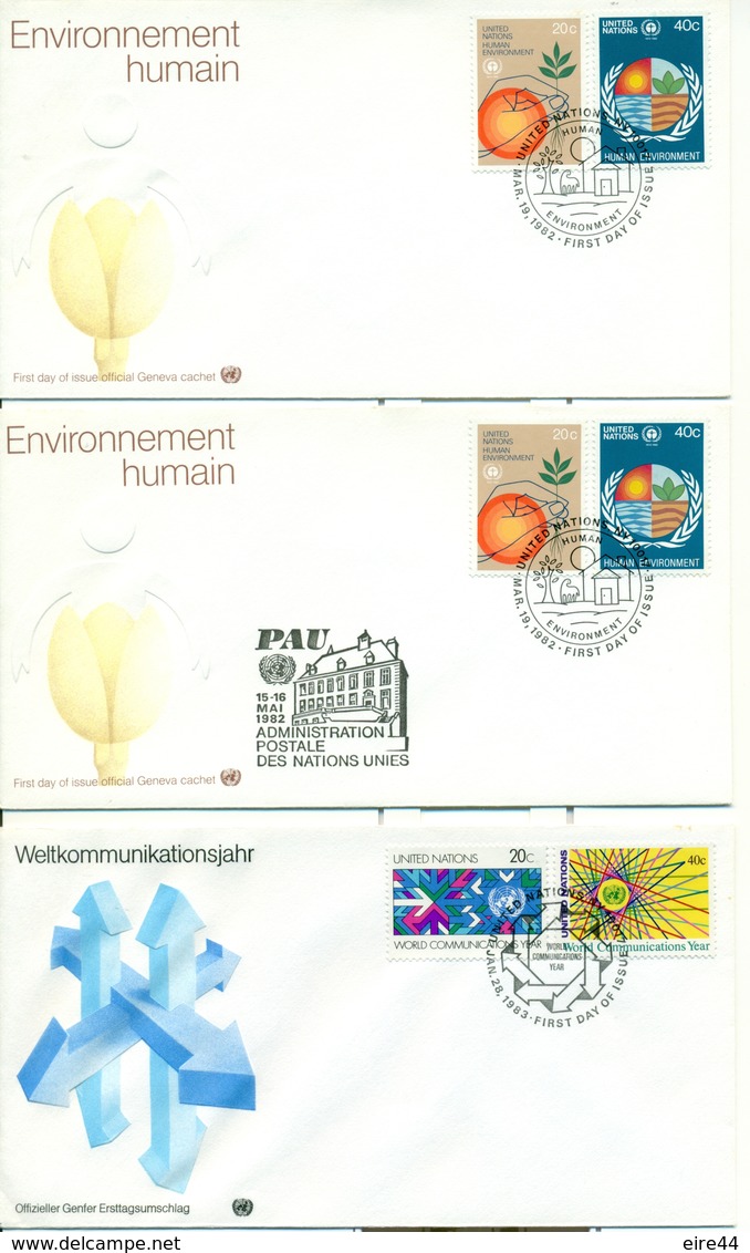 United Nations New York 1980 1986 21 FDC - FDC