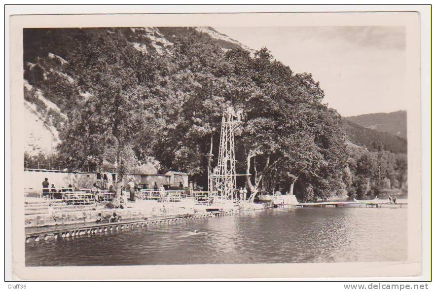 CPM AIN 01 NANTUA  N°10   La Plage Et Le Plongeoir - Nantua