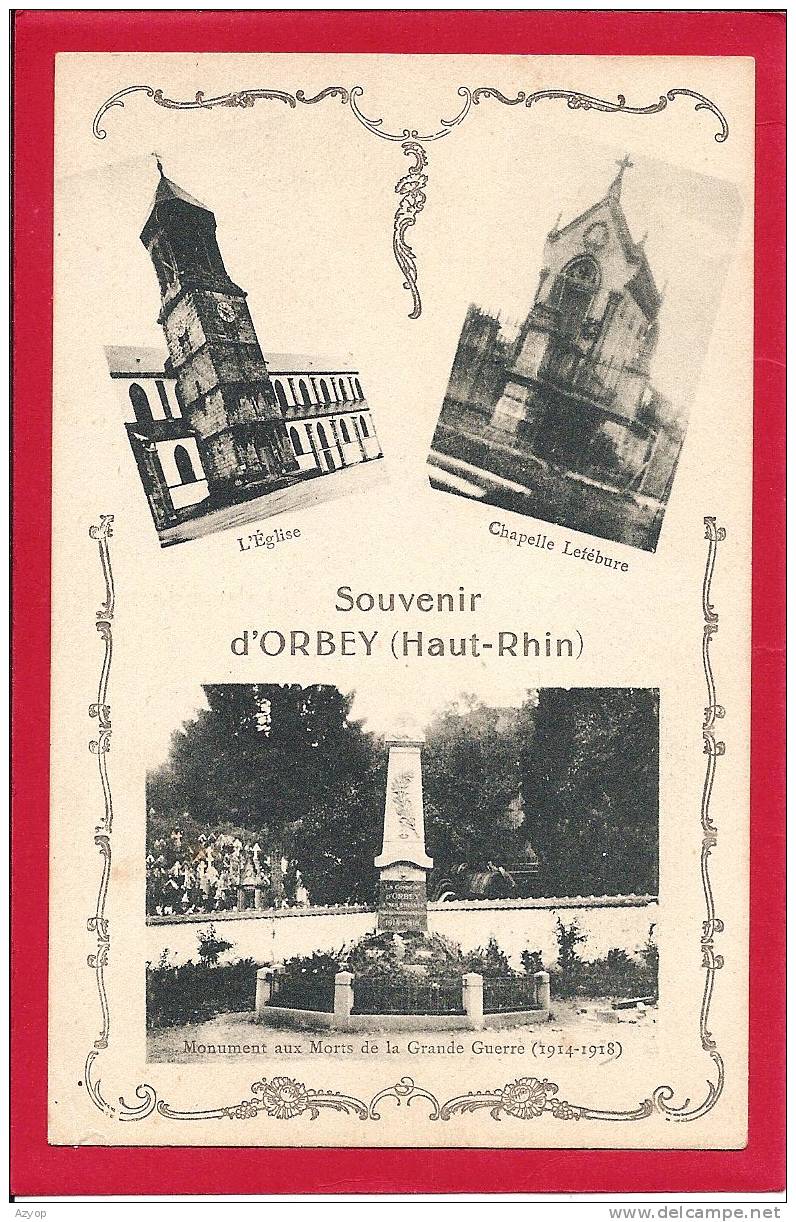 68 - SOUVENIR D' ORBEY - MULTIVUES - Orbey