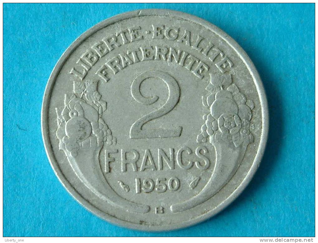 1950 B - 2 FRANCS / KM 886a.2 ( Details Zie Foto ) ! - Autres & Non Classés