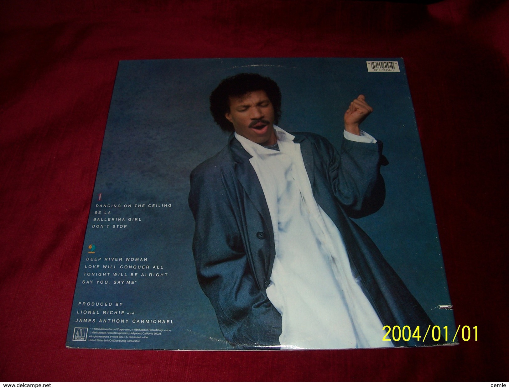 LIONEL  RICHIE  °°  DANCING  ON THE CEILING - Autres - Musique Anglaise