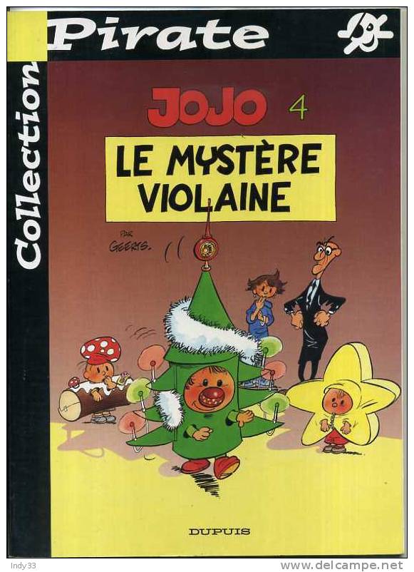 - JOJO 4 . LE MYSTERE VIOLAINE . DUPUIS 1991 - Jojo