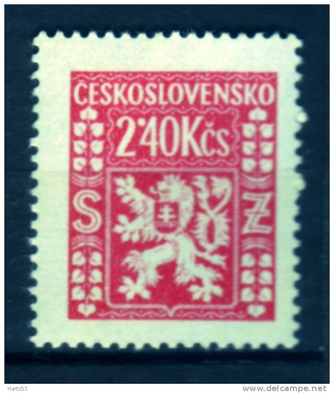 Tchécoslovaquie CSSR : Service N° 12 Neuf XX - Dienstmarken