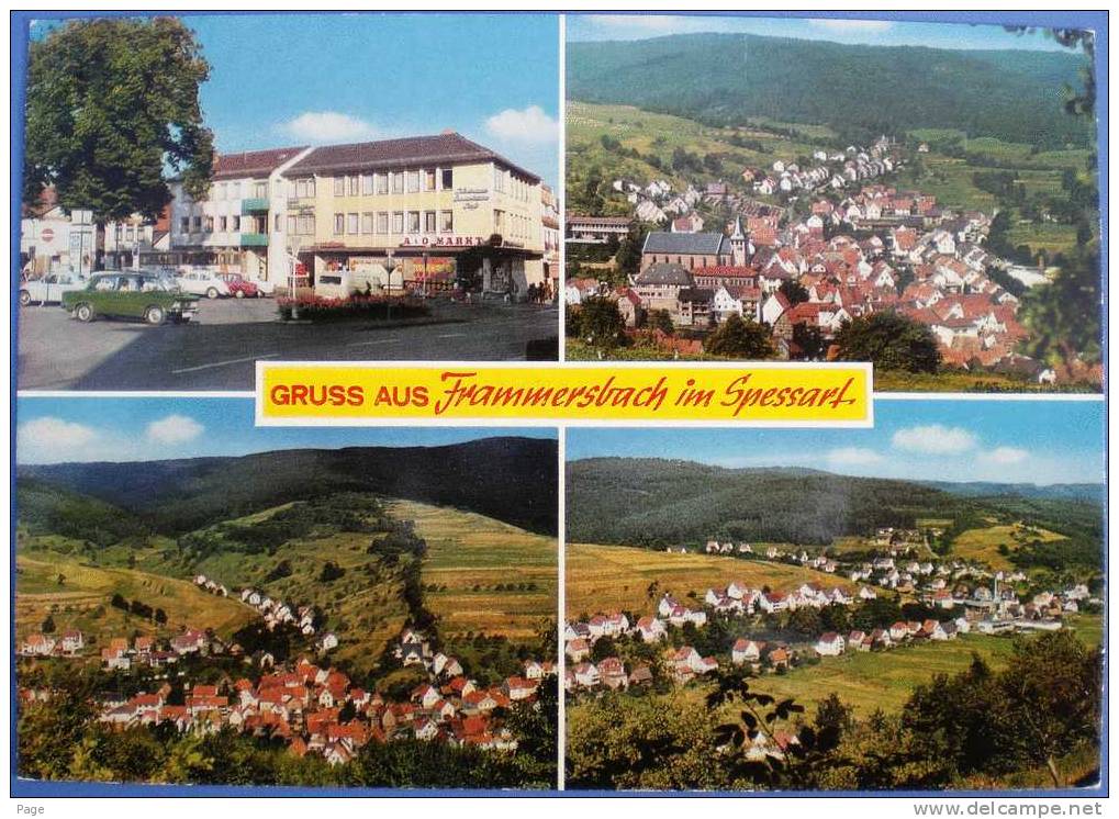 Frammersbach,4-Bild-Karte,1970 - Gunzenhausen