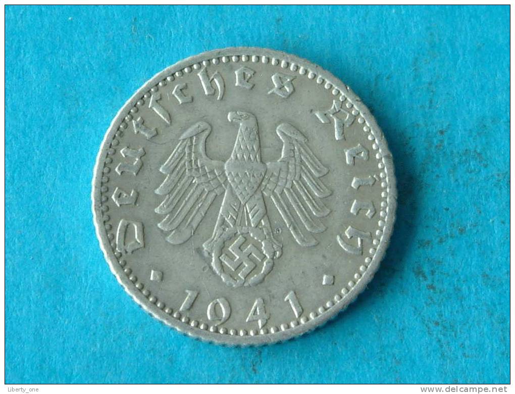 1941 A - 50 REICHSPFENNIG / KM 96 ( Details Zie Foto ) ! - 50 Reichspfennig