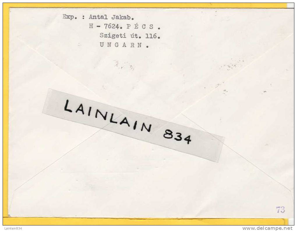 - Cover Recommandé - 5 Stamps - U.P.U 1974,  Adressé À GÖPPINGEN, West Deutschland, From UNGARN, Très Bon état. . - Covers & Documents