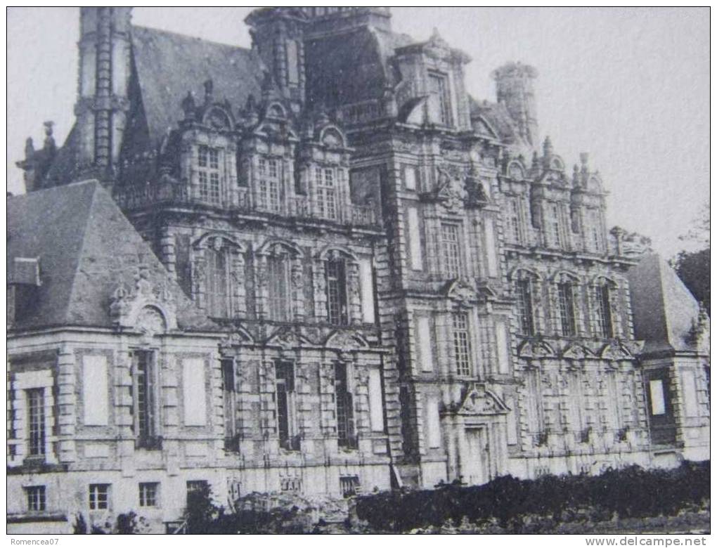 BEAUMESNIL - Le Château - Façade Sud - Construit En 1630 - Correspondance Du 26 Août 1924 - Beaumesnil