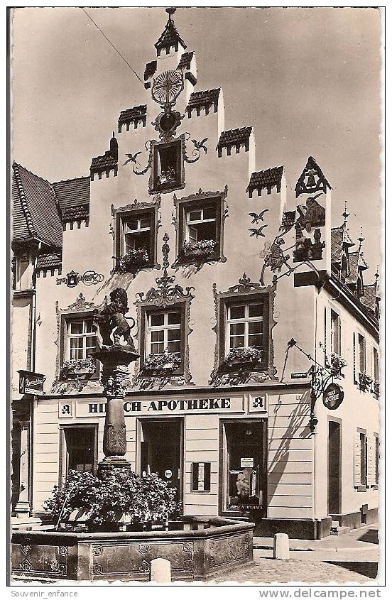 CPA Offenbourg Offenburg  Pharmacie Du Cerf  Bade Wutemberg Allemagne Deutschland - Offenburg