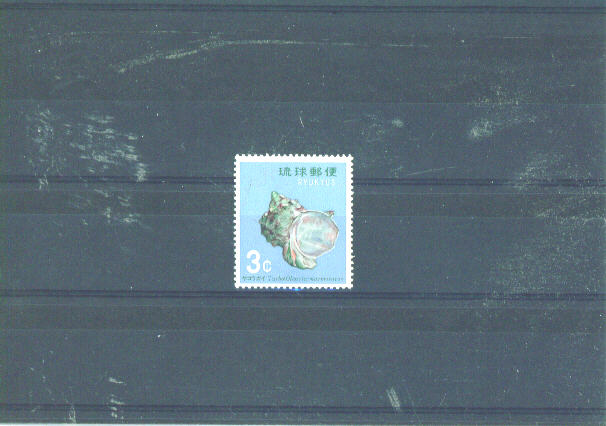 RYUKYU ISLANDS - 1967 Sea Shell UM - Ryukyu Islands