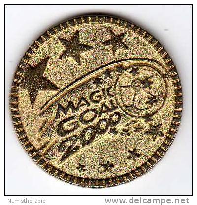 Belgique - België : Magic Goal Good Luck For 2000 ! : Jeton Doré De Jeux Ou Bonheur ? - Monetary / Of Necessity