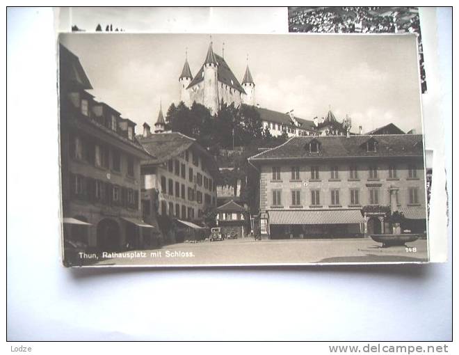 Zwitserland Schweiz Suisse BE Thun Thoune Rathausplatz - Thun