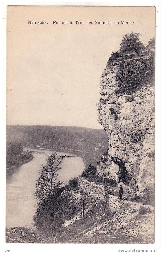 NAMECHE - Rocher Du Trou Des Nuttons Et La Meuse (1915) - Andenne