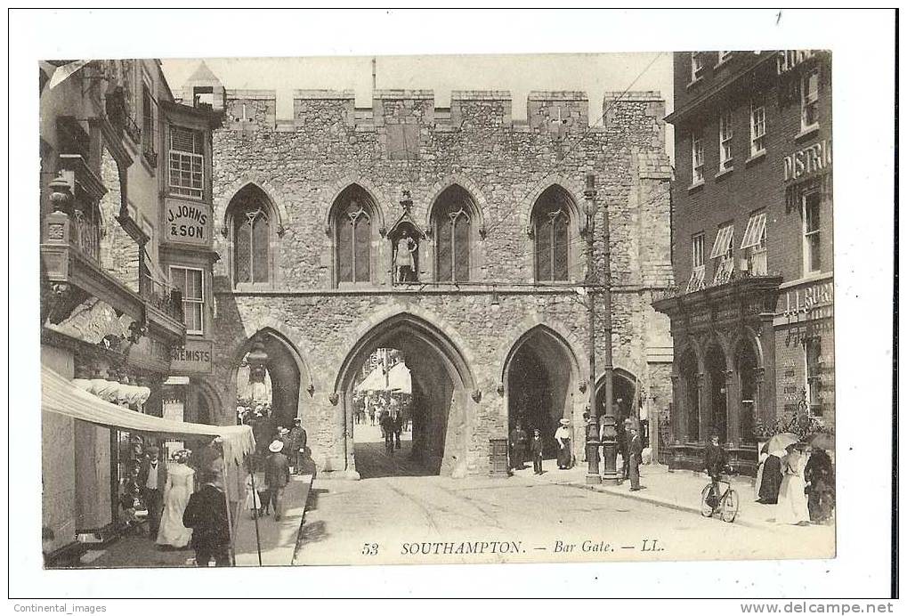 ANGLETERRE/ SOUTHAMPTON/ BAR GATE (La PORTE Du BAR ...)TRES Animée - C 00 882 - - Southampton