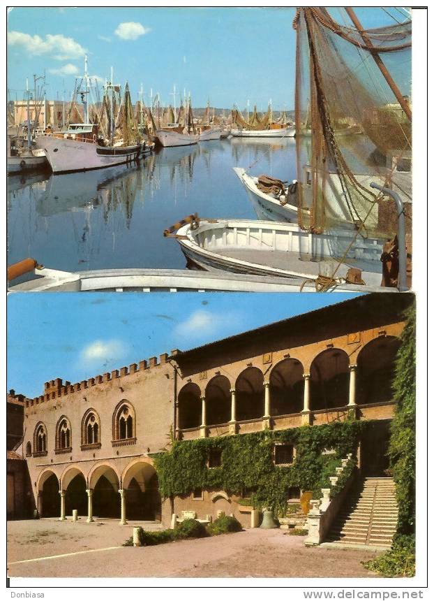 Fano (Pesaro - Urbino): Lotto 2 Cartoline Viaggiate 1968/1971 - Fano
