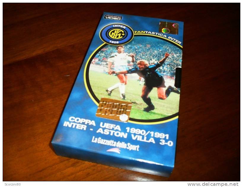 VHS-INTER-ASTON VILLA UEFA 1991 PARTITA - Sport