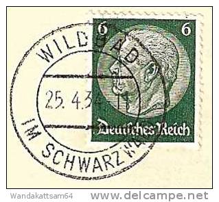 AK Wildbad Krankenheim Der Landesversichg.-Anstalt Württ. 25.4.34 - 11 WILDBAD IM SCHWARZWALD Nach Irslingen B. Rottweil - Calw