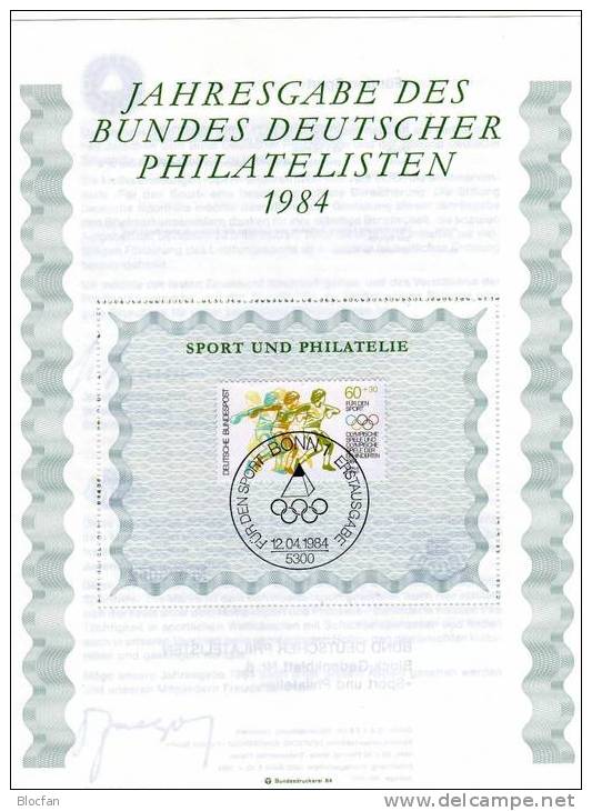 Jahresgabe 1980-1884 BRD 5 Ersttagsblätter Mit Blocks SST Nummeriert 82€ - Vrac (max 999 Timbres)