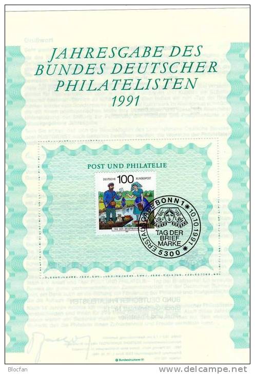 Jahresgabe 1990-1994 BRD 5 Ersttagsblätter Mit Blocks SST Nummeriert 86€ Spreewald, Trachten, Struwelpeter - Vrac (max 999 Timbres)