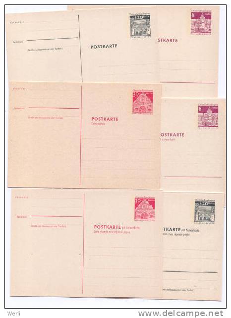 Berlin P70-P75 * (w136) - Cartes Postales - Neuves